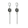 Women's Gray Glass Jewelry Long Tassel Layered Bracelet Drop Earrings Fashion Accessories Trendy Daily Party Wear Gift