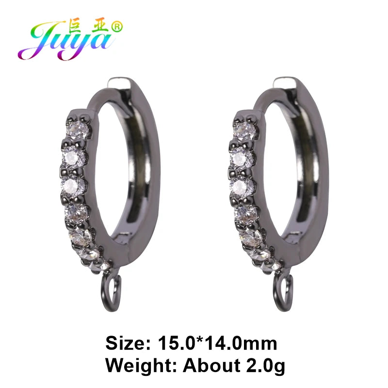 Juya DIY Women Fashion Dangle Earrings Making Material Handmade Fasteners EarWire Clasp Earring Hook Accessories Supplies