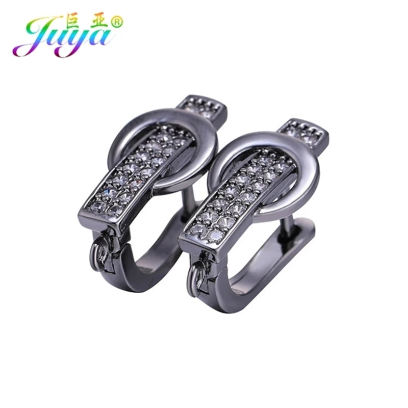 Juya DIY Women Fashion Dangle Earrings Making Material Handmade Fasteners EarWire Clasp Earring Hook Accessories Supplies